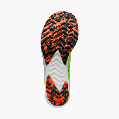 Green Gecko/Red Orange/White