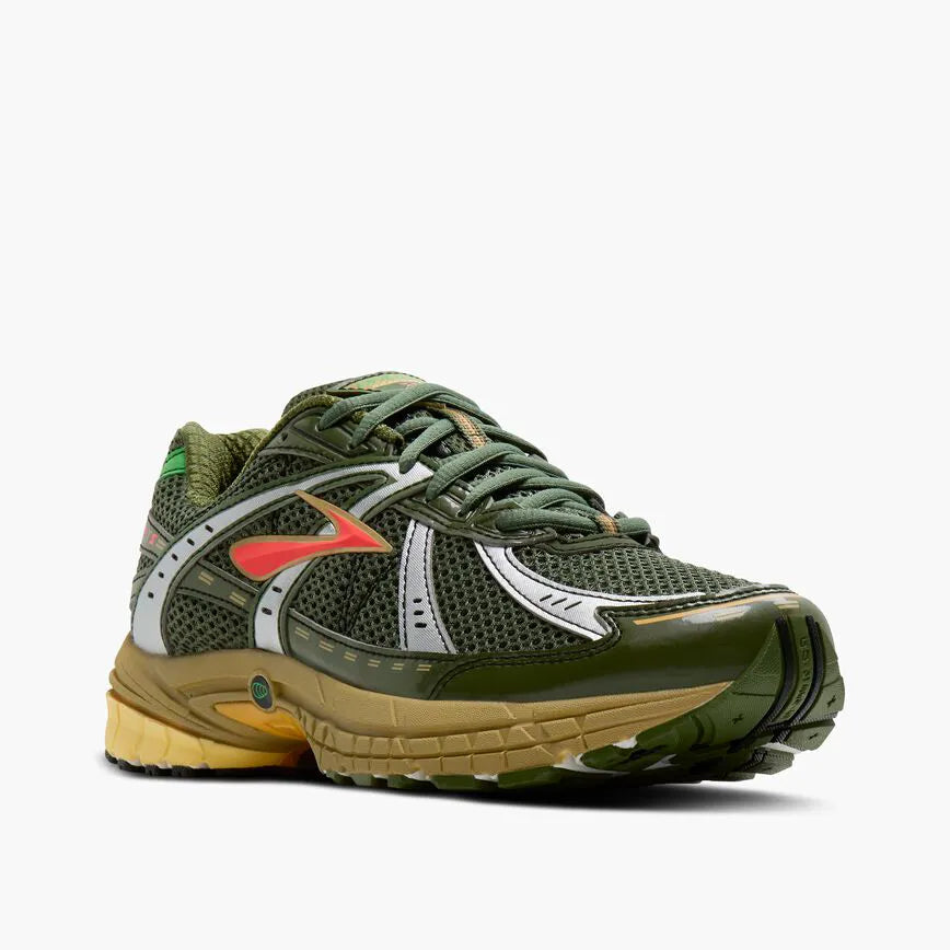 Bronze Green/Raffia/Coral
