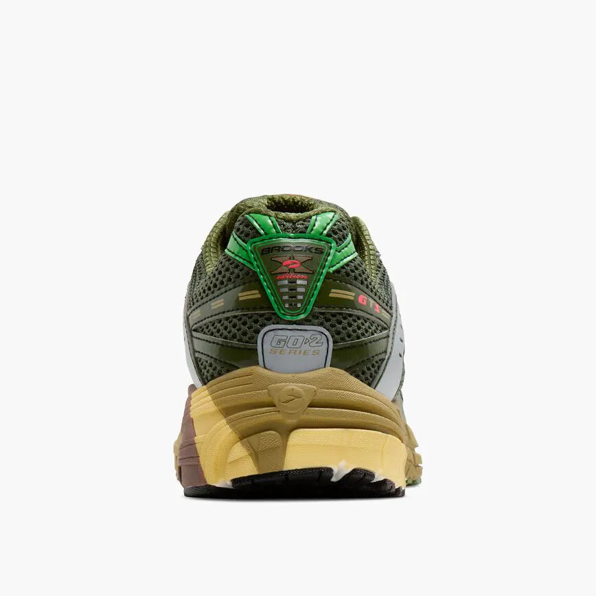 Bronze Green/Raffia/Coral