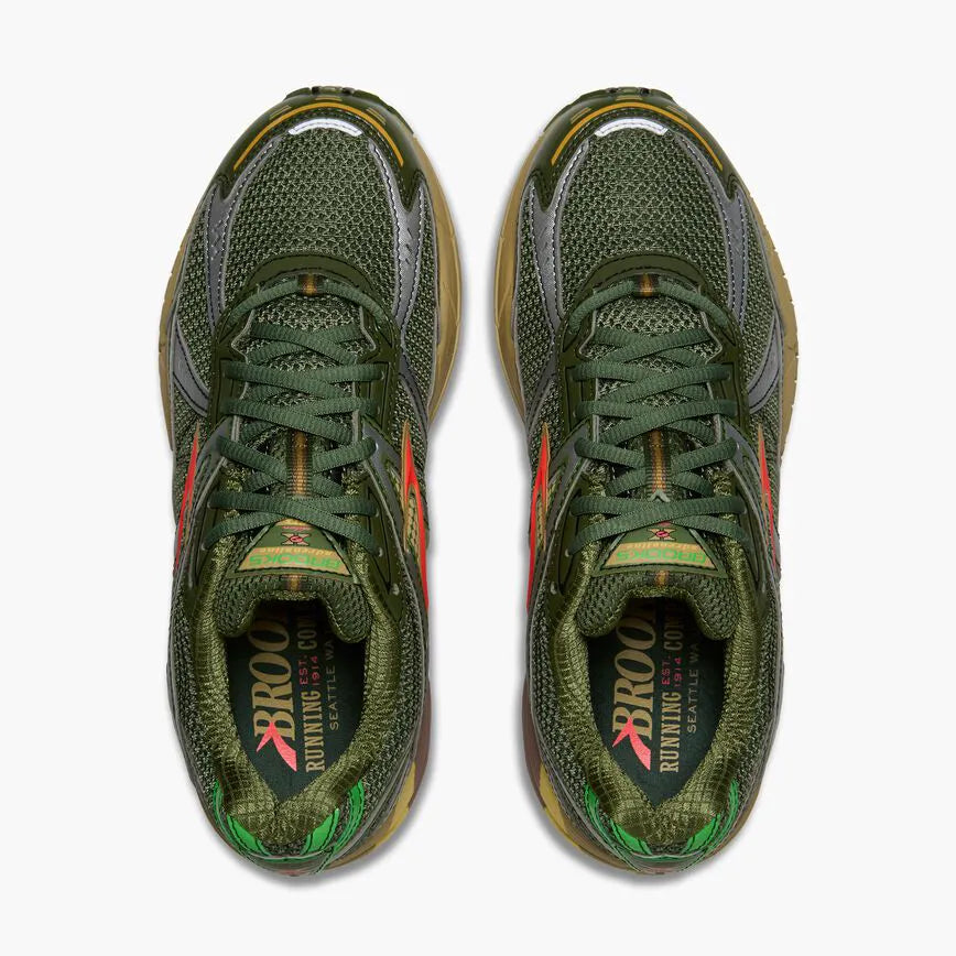 Bronze Green/Raffia/Coral