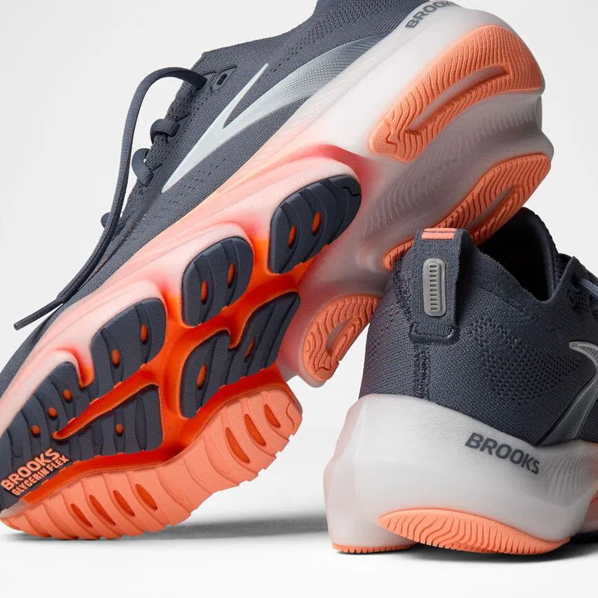 Grey/Peach/Orange