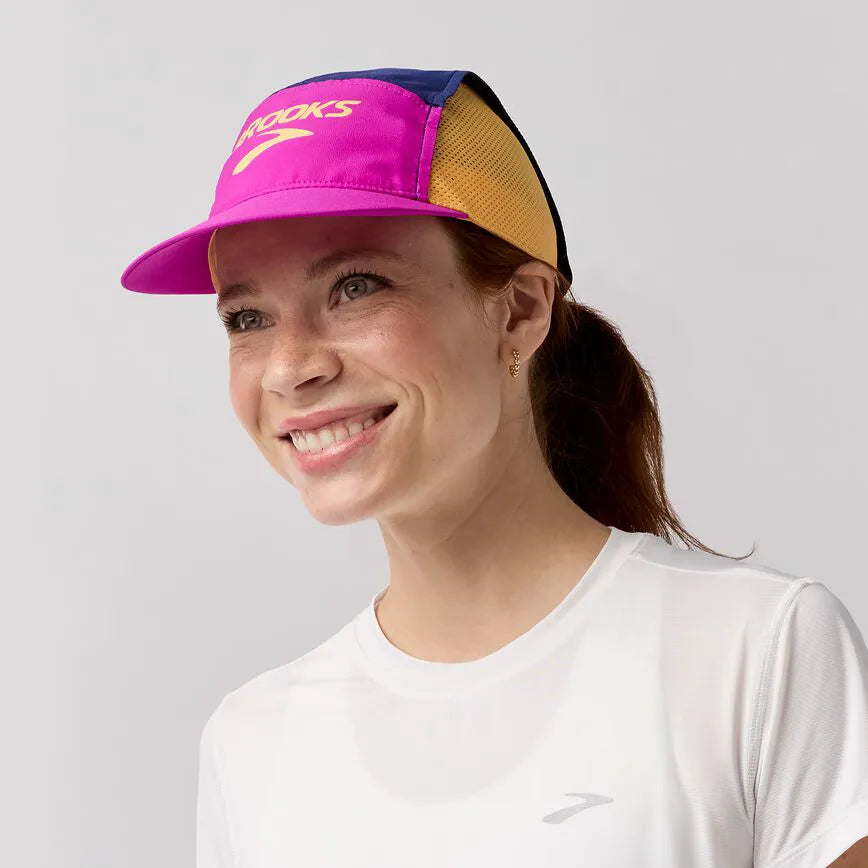 Magenta/Midnight/Brooks Logo